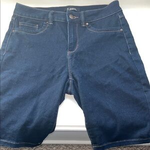 D. Jeans Navy Blue Casual Shorts